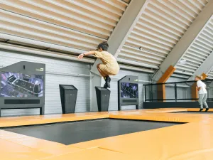 Je kunt zelfs gamen met je sprongen. Foto: Jumping Jack