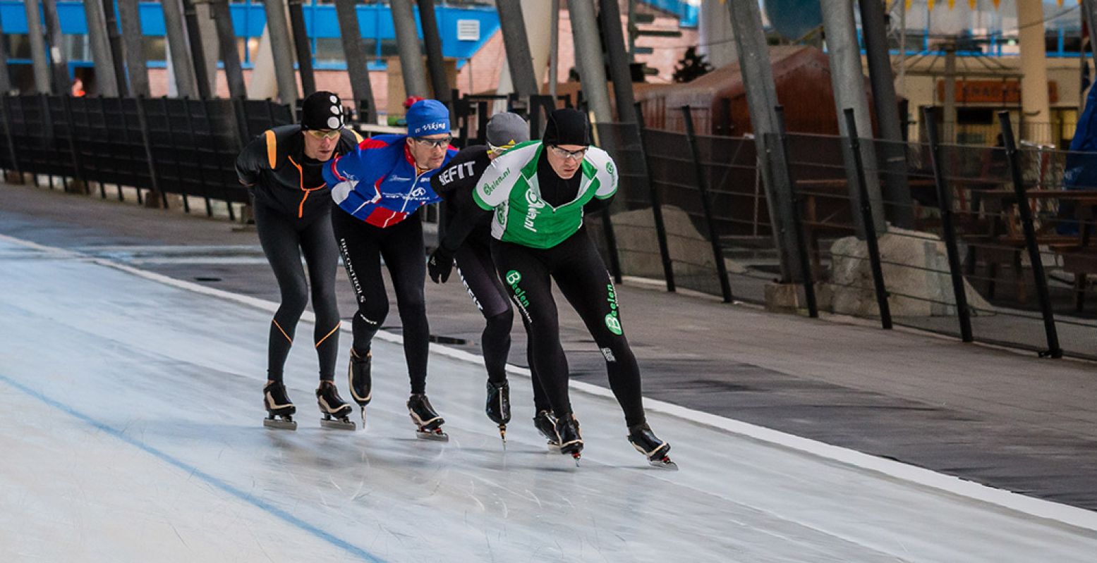 Maak schaatskilometers op de ijsbaan voor als het toch een keertje gaat vriezen. Foto: De Scheg © FoxHusky Photography