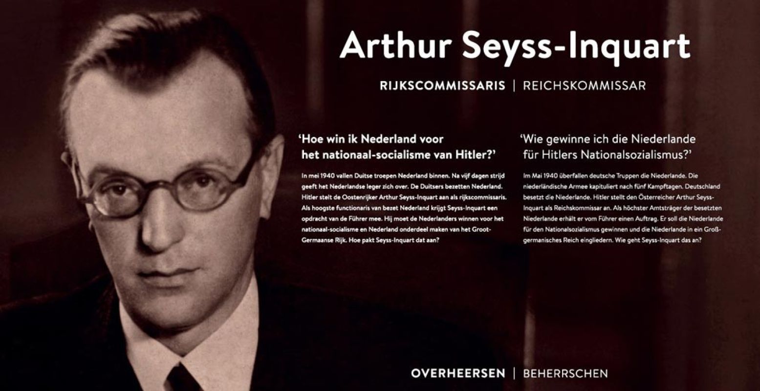 Het verhaal van een andere kant door rijkscommissaris Arthur Seyss-Inquart. Foto: Oorlogsmuseum Overloon.