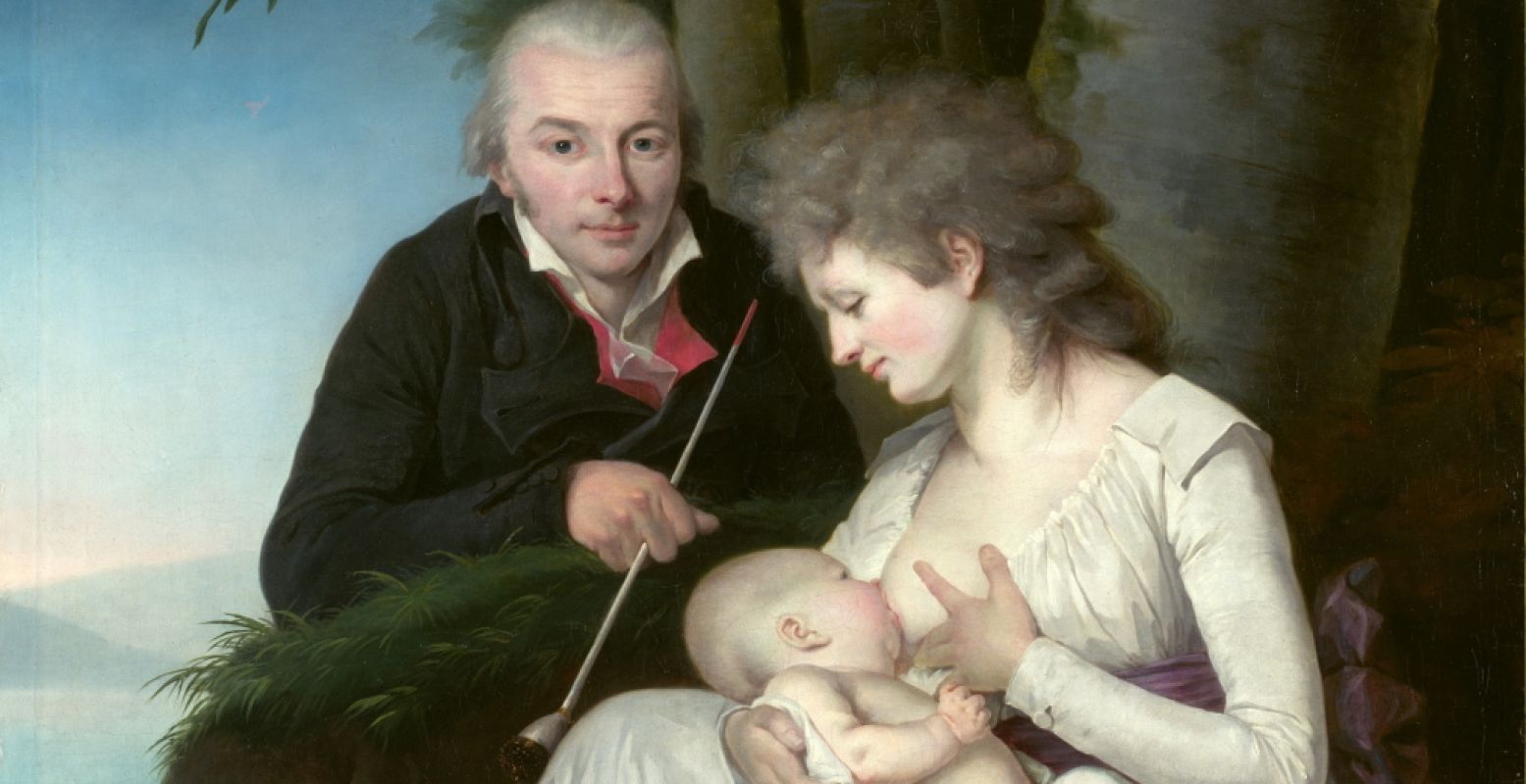 J.F.A. Tischbein, Familieportret, ca. 1795-1800, Museumslandschaft Hessen Kassel, GemÃ¤ldegalerie Alte Meister. Foto: Rijksmuseum Twenthe.