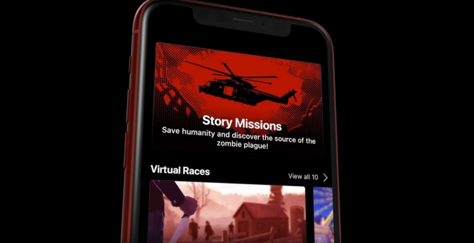 Elke run wordt een avontuur met de Zombies, Run! app. Ontsnap aan de zombies en vind voorraden voor je base. Foto: still uit een van de trailers van Zombies, Run!