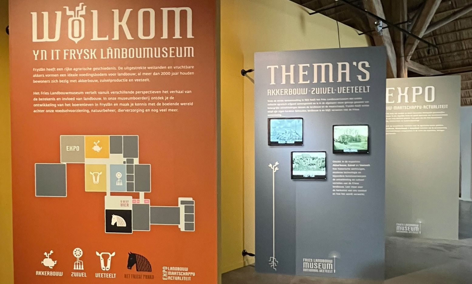Ontdek meer over de Friese landbouwgeschiedenis via drie verschillende thema's. Foto: Fries Landbouwmuseum Ontdek meer over de Friese landbouwgeschiedenis via drie verschillende thema's. Foto: Fries Landbouwmuseum