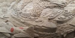 't Veluws Zandsculpturenfestijn: WWII in zand