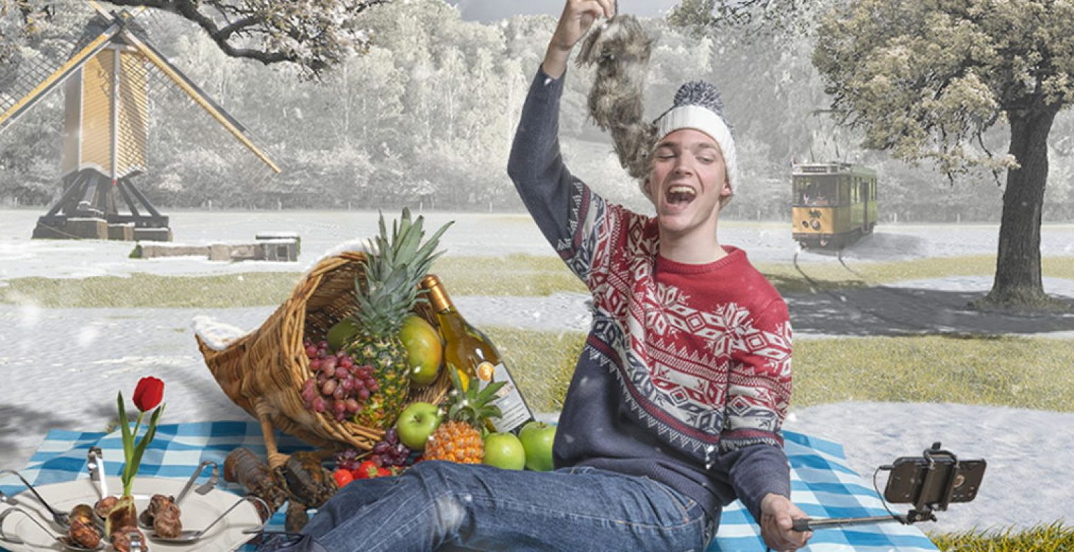 Schaarste en overvloed: twee kanten van de winters van vroeger. Foto: Nederlands Openluchtmuseum