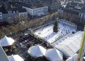 Schaatsen op het Vrijthof