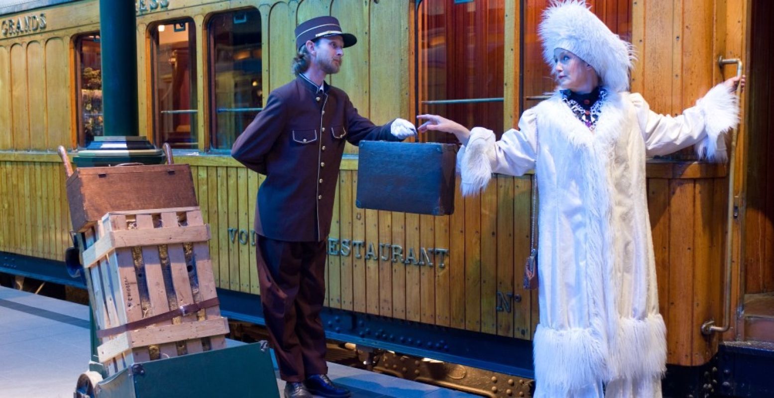 Beleef hoe de rijken vroeger een treinreis maakten. Foto: Spoorwegmuseum.