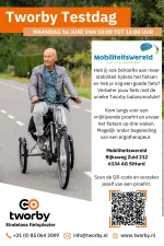 Tworby Testdag bij Mobiliteitswereld in Sittard Figurant. Foto: Lisa