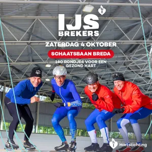Schaatsevenement IJsbrekers Fotobeschrijving: IJSbrekers. Foto: (c) De Hartstichting.