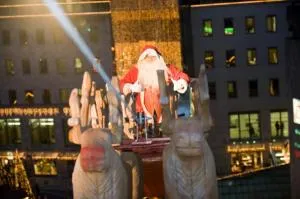 Vliegende kerstman in Bochum Foto: Michael GrosslerFoto geüpload door gebruiker.