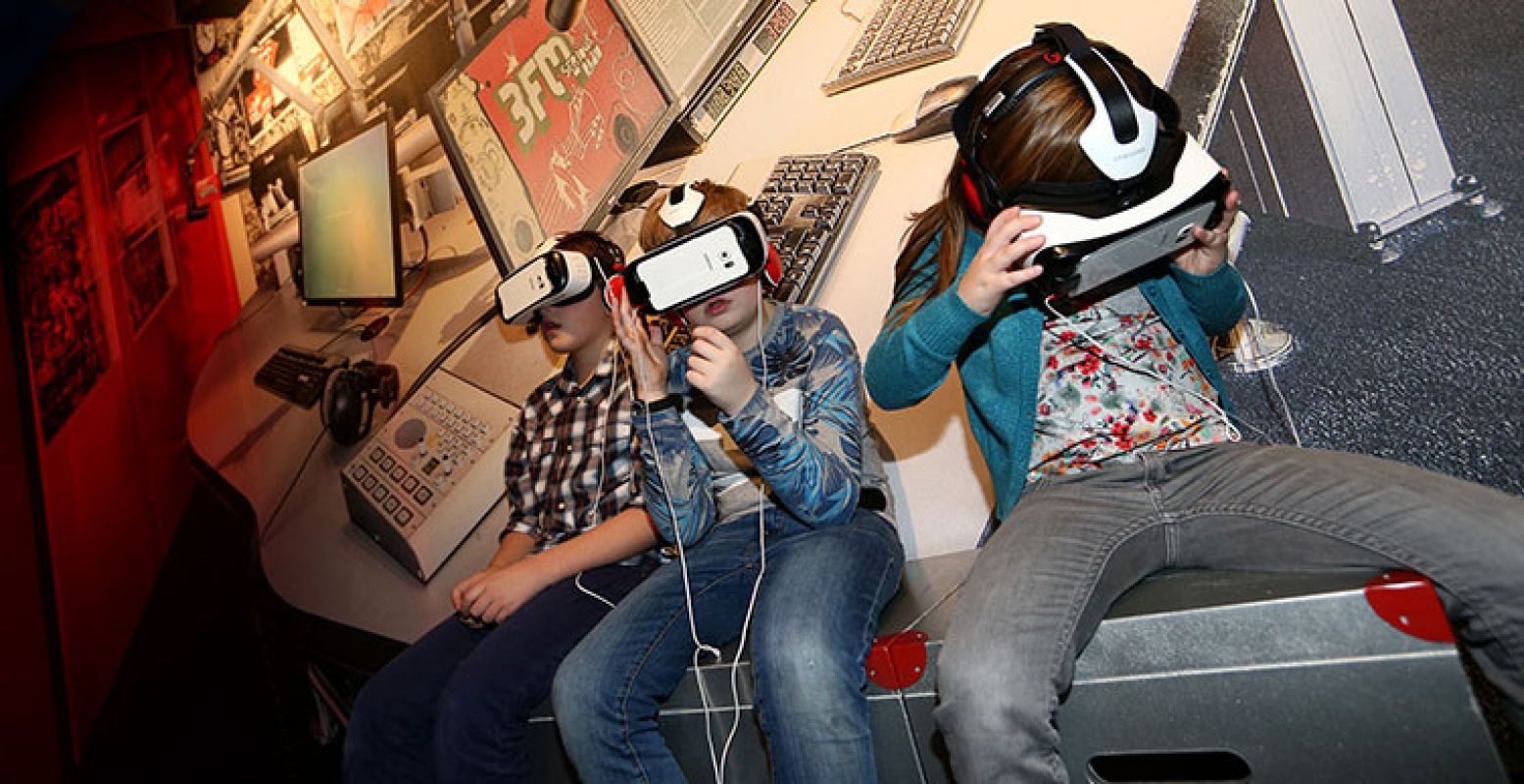 Volg een Virtual Reality-tour door de studio van 3FM! Foto: Paul Ridderhof.