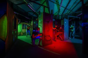 De tofste plekken om te lasergamen Krijg een adrenalinekick met een potje lasergamen! Foto: The Portal Sevenum. © Remco Cruisbergh
