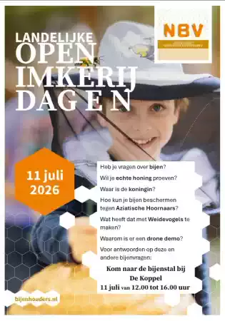 Open Imkerijdag bij de Koppel Open Imkerijdag in Hardenberg  Foto: Nederlandse Bijenhoudersvereniging