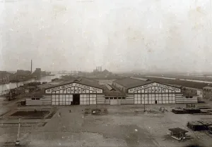 Doelwit de Fokker fabriek in Amsterdam-Noord Foto geüpload door gebruiker Waterlinie Evenement