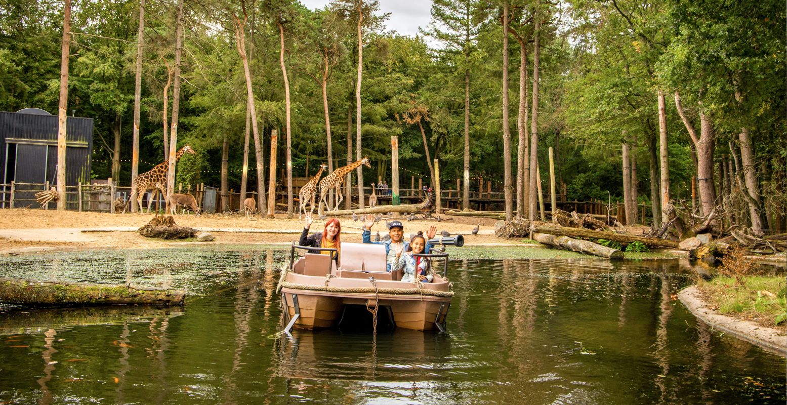 Ga op expeditie en spot alle dieren aan de waterkant. Foto: DierenPark Amersfoort