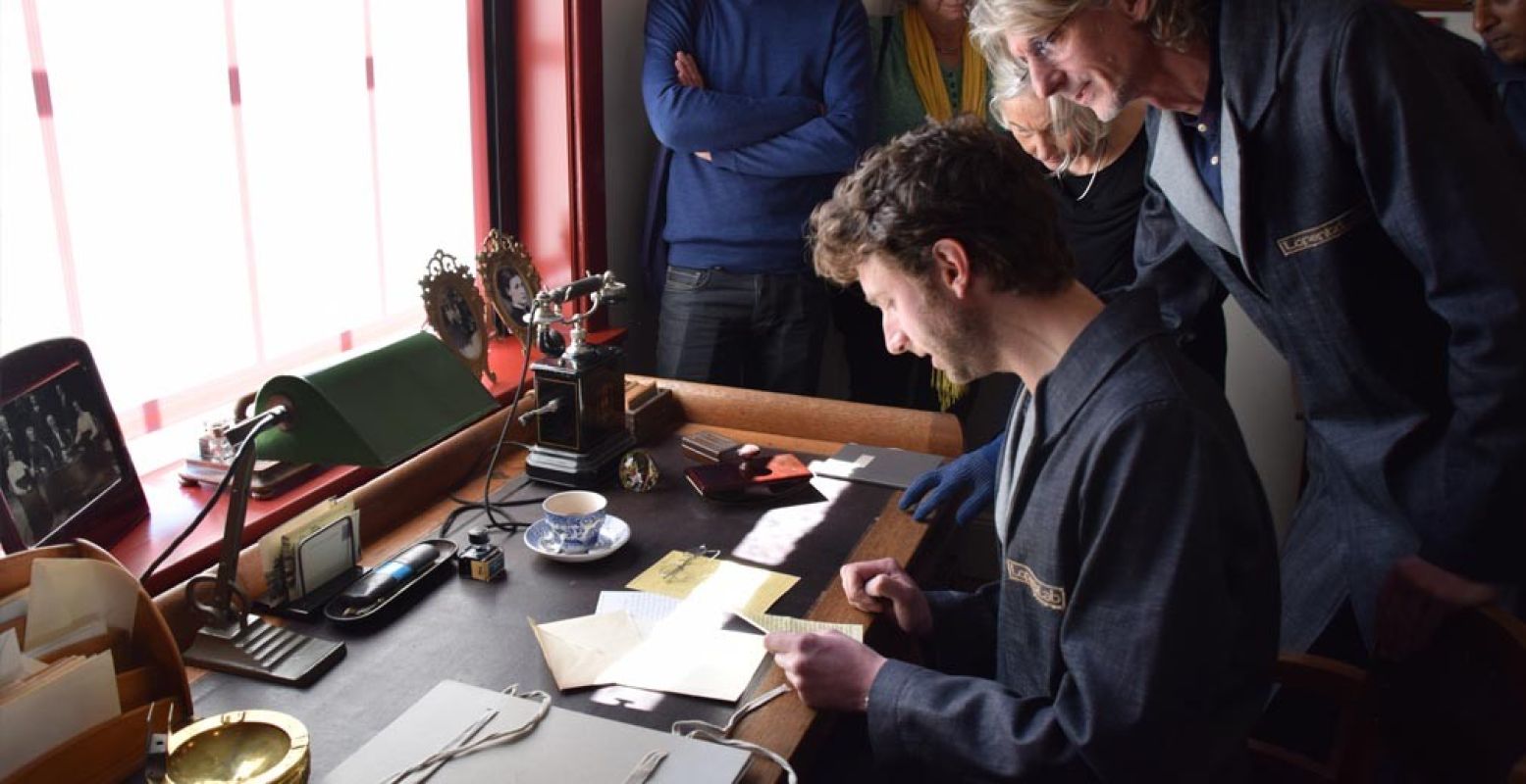 De briefwisseling tussen Lorentz en Einstein. Foto: Redactie DagjeWeg.NL, Eline Visscher