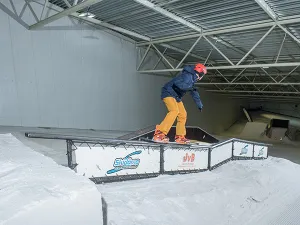 Freestyle in het Funpark. Foto: SnowWorld Ruchpen.