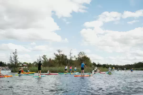 SUP tour. Foto: Bibian Mentel Foundation SUP tour. Foto: Bibian Mentel Foundation