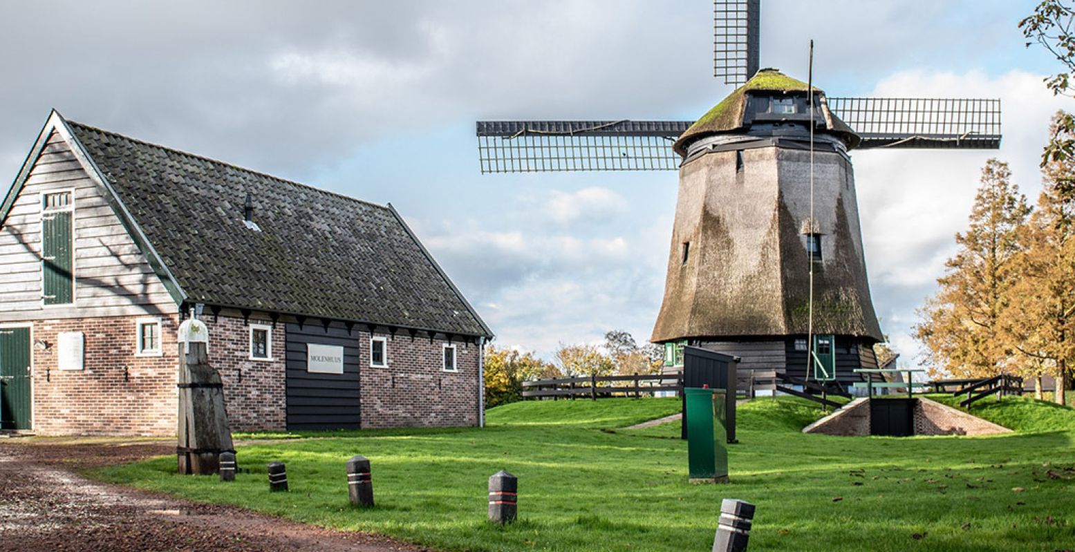 Bezoek de oudste poldermolen van Nederland. Foto: Waarlandsmolen Â© Cre8 Fotografie.