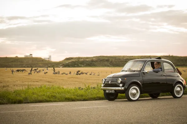 Fiat 500 rijden met lunch: Fiat & Picknick Foto: BuitenEten