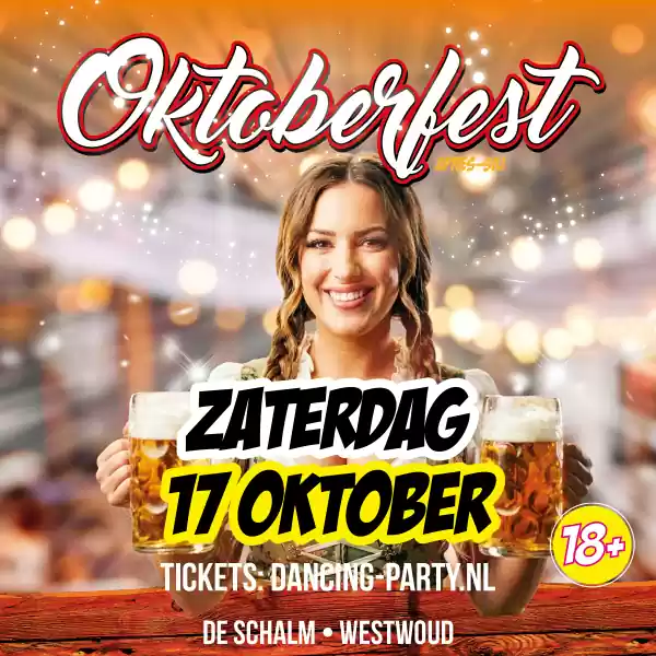 Oktoberfest • Westwoud 30+ Dancing Party. Foto: Herman Hilhorst.