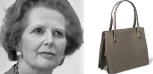 De tas: het wapen van Margaret Thatcher