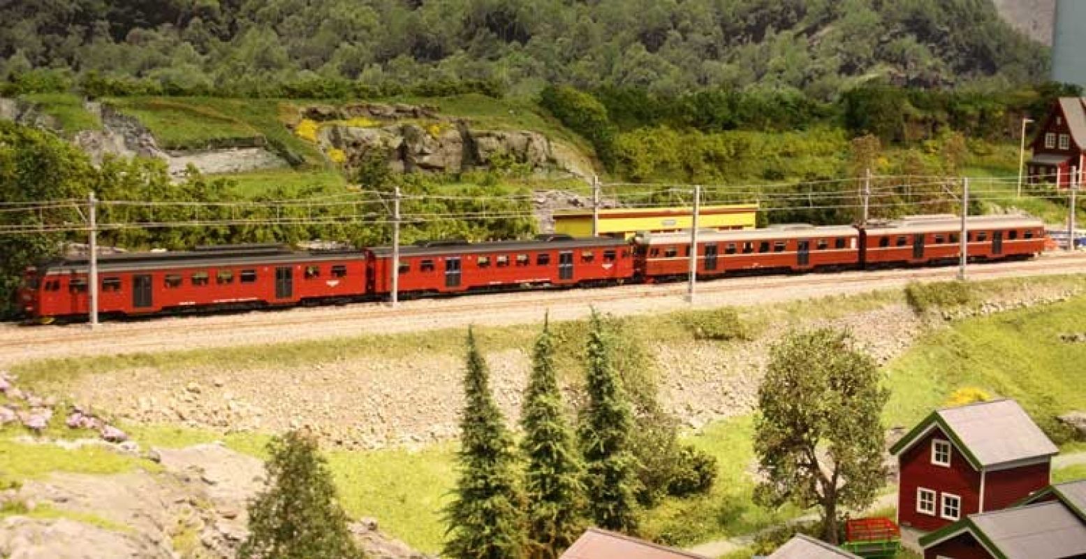 Complete landschappen zijn nagebouwd! Foto: Het Spoorwegmuseum.