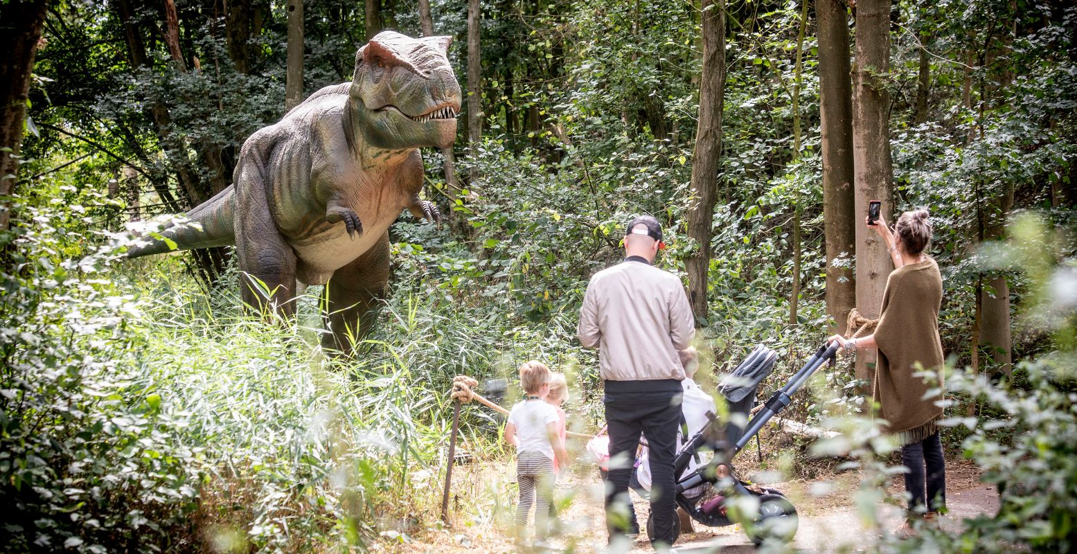 Er leven dino's op Vliegveld Twente deze zomer! Foto: De Dino Fabriek © Robin Hilberink