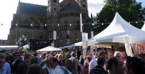 Het Vrijthof als openluchtrestaurant