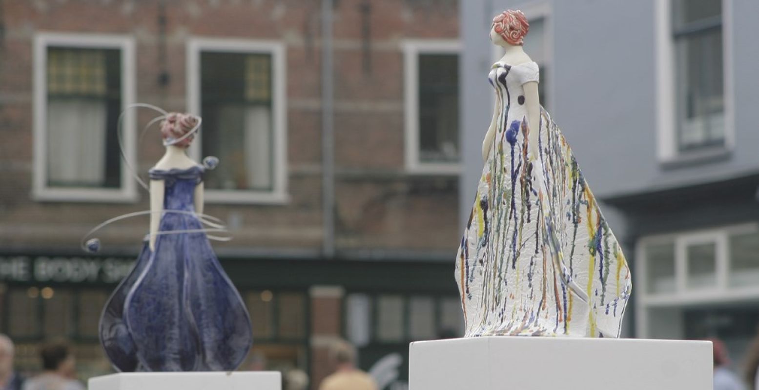 Tijdens Delft Ceramica ontpopt Delft zich tot één groot keramiekfestival. Foto: Rob Scherpenisse.