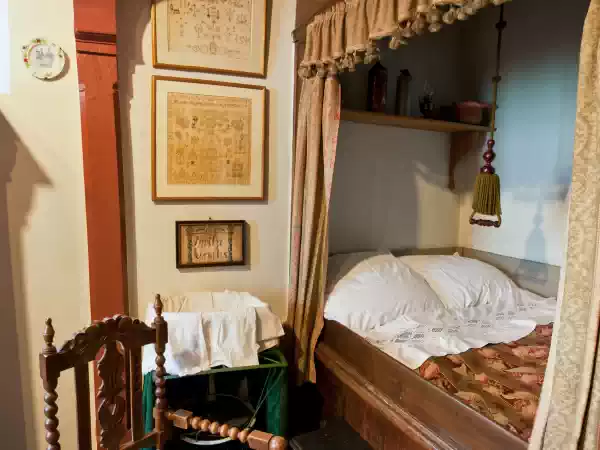 Oudheidkamer Texel Lekker knus, zo'n bedstee! Foto: Oudheidkamer Texel