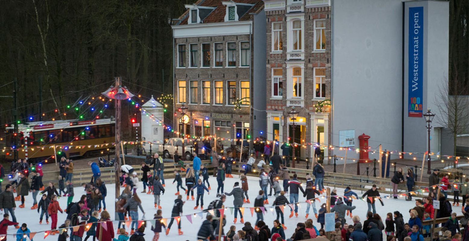 Kom je schaatsen in het Nederlands Openluchtmusem? Foto: Nederlands Openluchtmuseum