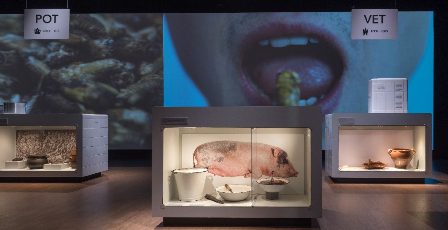 Ontdek meer over de smaken van vroeger in de expositie Gruwelijk Lekker. Foto: Nederlands Openluchtmuseum