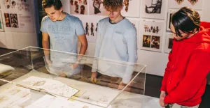 Fans van strips, games en animatie opgelet: Storyworld is open! De eerste tekeningen en schetsboeken. Foto: Storyworld © Stella Dekker