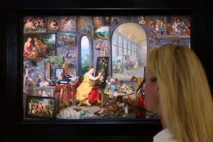 Expositie Breughel - de familiereünie Jan Brueghel de Jonge, Allegorie op de schilderkunst, ca. 1625-1630 - JK Art Foundation. Foto: Jan-KFoto geüpload door gebruiker.