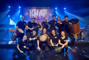 Foto percussiegroep KNAP
