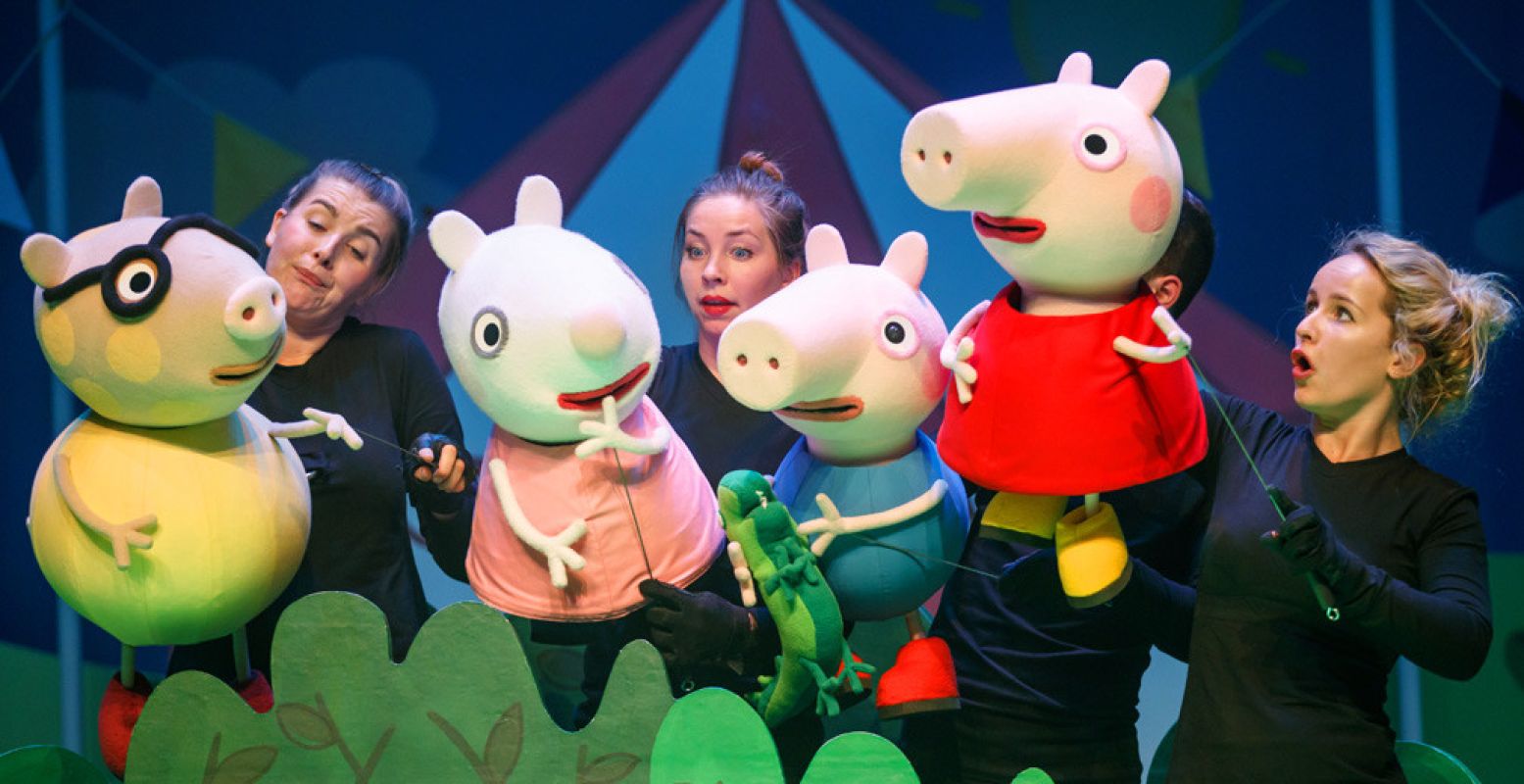 Ontmoet Peppa Pig en haar vriendjes in het theater. Foto: Van Hoorne Entertainment
