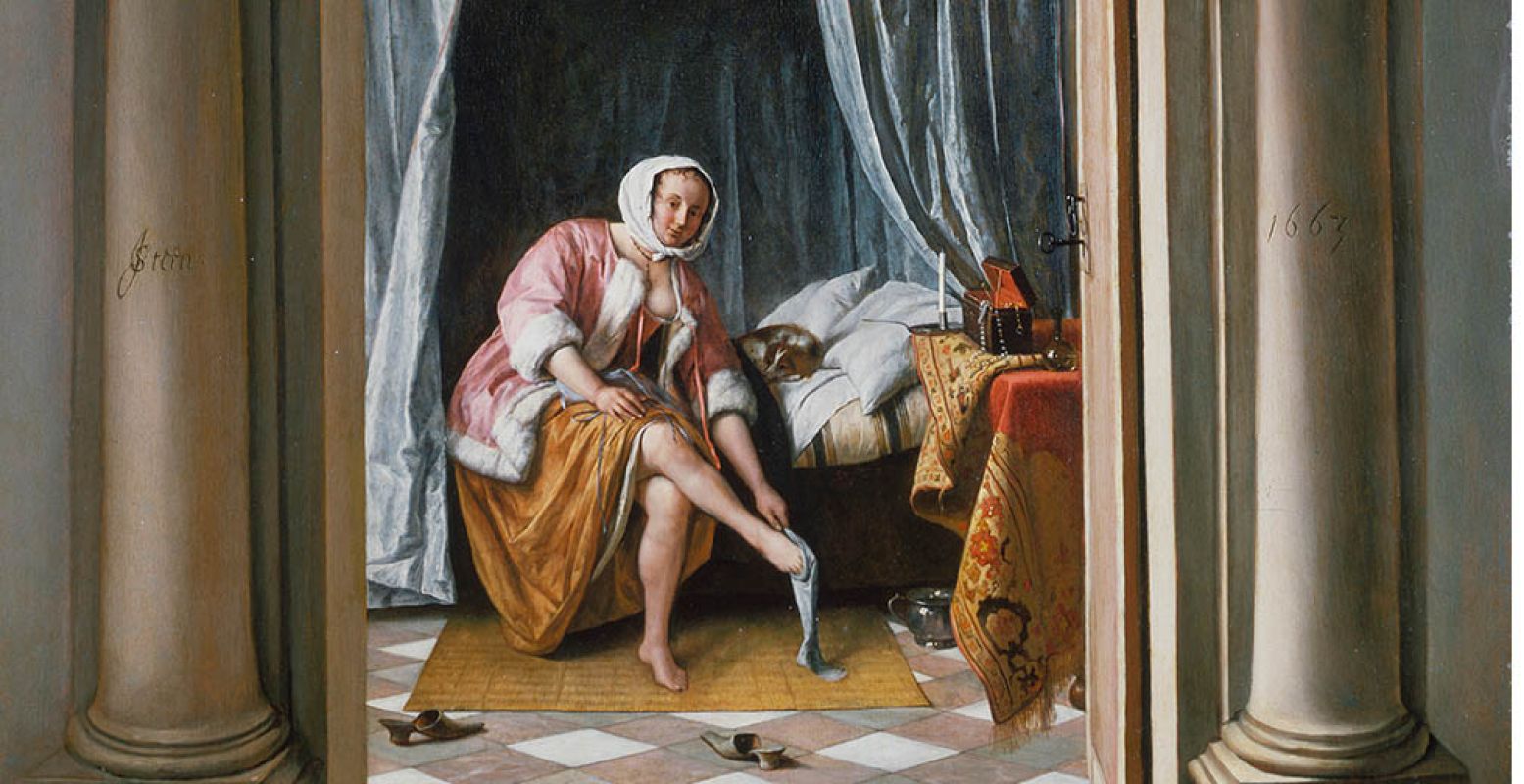 Jan Steen, 'Vrouw in een slaapkamer', 1663, Royal Collection Trust / © Hare Majesteit Koningin Elizabeth II 2016