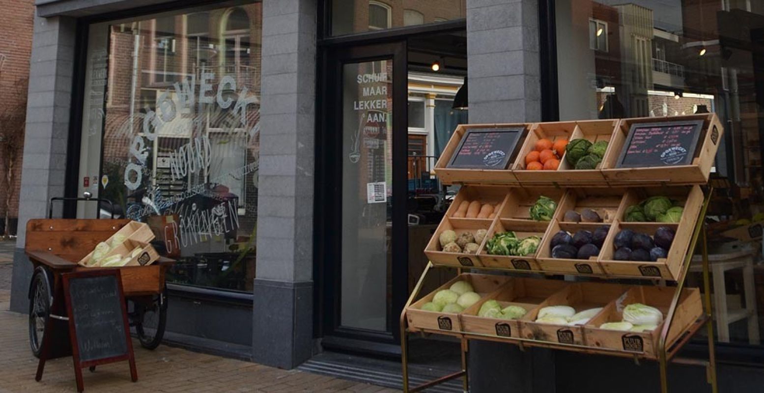 Boodschappen doen zonder schuldgevoel bij verpakkingsvrije winkel Opgeweckt. Foto: Rineke Kwant.