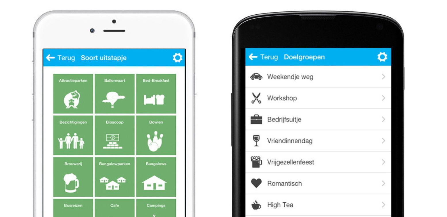 Ontdek de leukste uitjes in de buurt via de DagjeWeg.NL App voor Apple en Android.