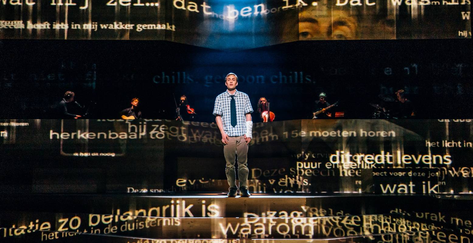 De musical Dear Evan Hansen is herkenbaar voor jong én oud. Foto: © Set Vexy
