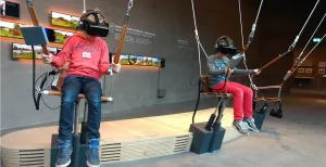 Pinksteren 2024: wat is er te doen voor kinderen? Ervaar de waterlinie in virtual reality bij Waterliniemuseum Fort bij de Vechten. Foto: Waterliniemuseum Fort bij Vechten