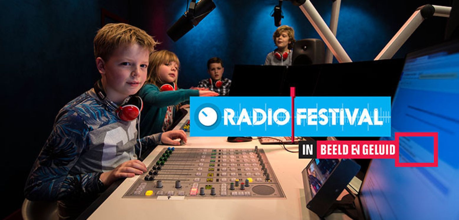 Leer zelf radiomaken tijdens het Radio Festival bij Beeld en Geluid. Foto: Paul Ridderhof.