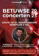 Organist Gerwin van der Plaats Foto: poster archief Flying EagleFoto geüpload door gebruiker.