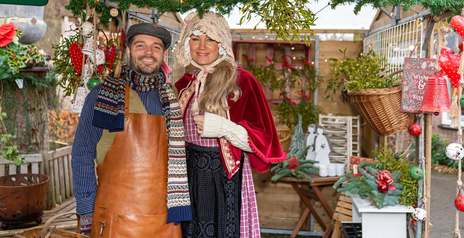 Vier kerst in Victoriaanse stijl bij de Victorian Christmas Fayre. Foto: Janet Vermist