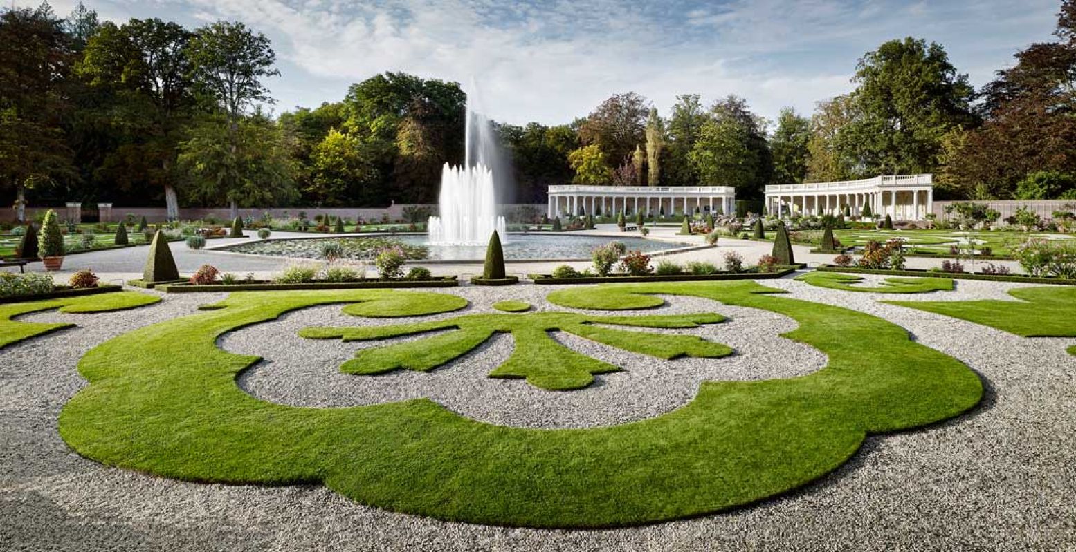 Bekijk de Koningssprongfontein in de paleistuinen. Foto: Paleis Het Loo © Maarten Albrecht