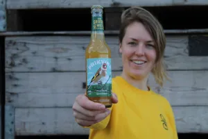 Ciderfestival Cidermaakster Sophie Horstink. Foto: Fruitbedrijf Horstink