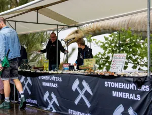Geomarkt tussen de Dino's