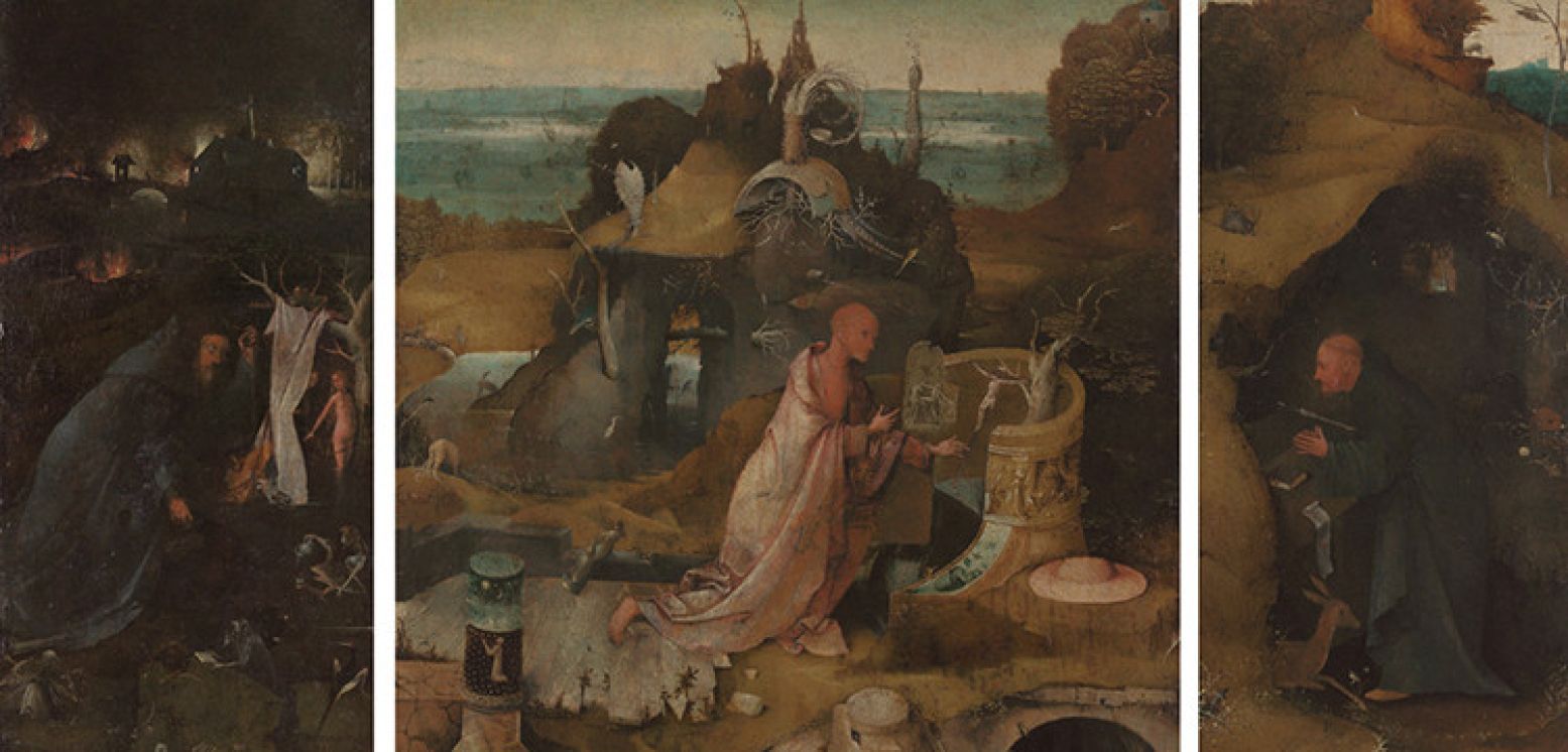 Heremietentriptiek, ca. 1495-1505, Venezia, Gallerie dell'Accademia. Foto Rik Klein Gotink en beeldverwerking Robert G. Erdmann voor het Bosch Research and Conservation project. Met speciale medewerking van Museo Nacional del Prado.