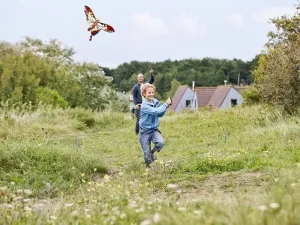 Huisjes in de duinen.