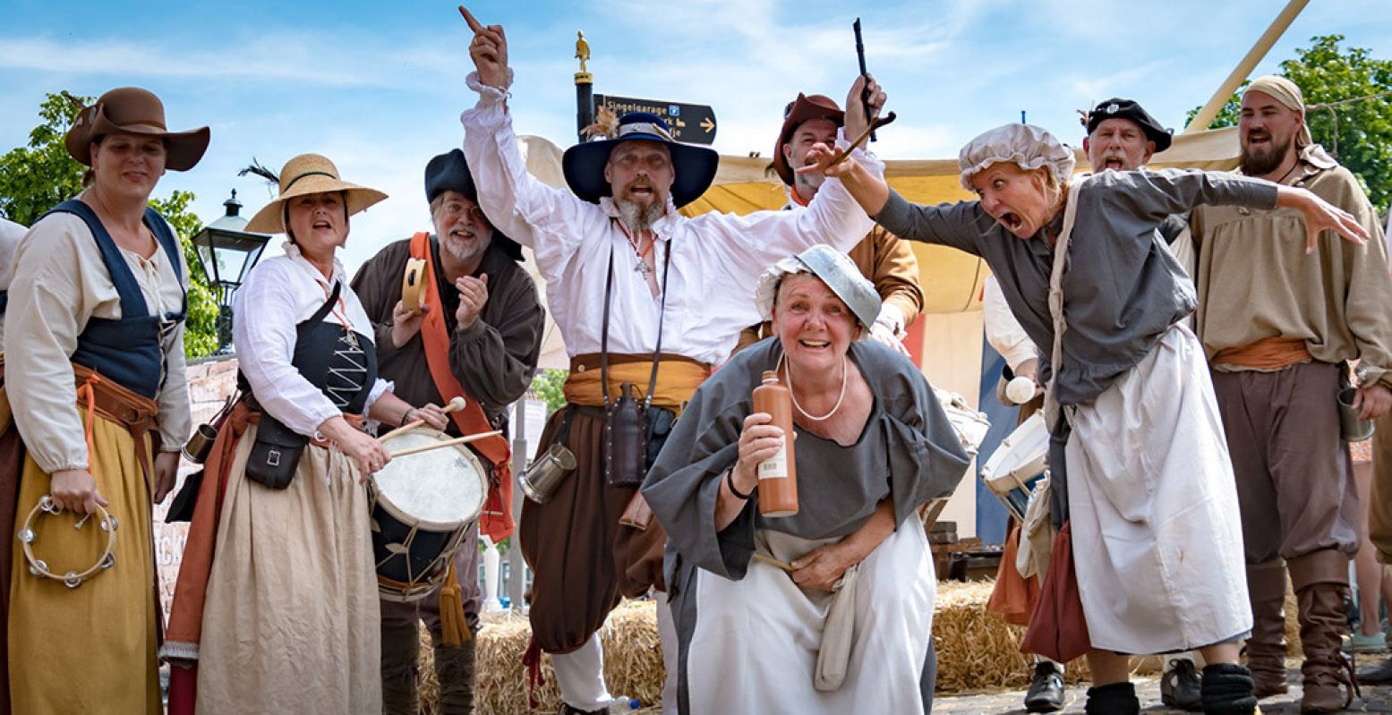 Tijdens het Pinksterweekend wordt Alkmaar weer even d'Oude Stad van 1573. Foto: Kaeskoppenstad © Luciënne van der Stouwe